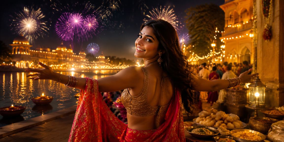 Crowded Indian cricket betting market at night